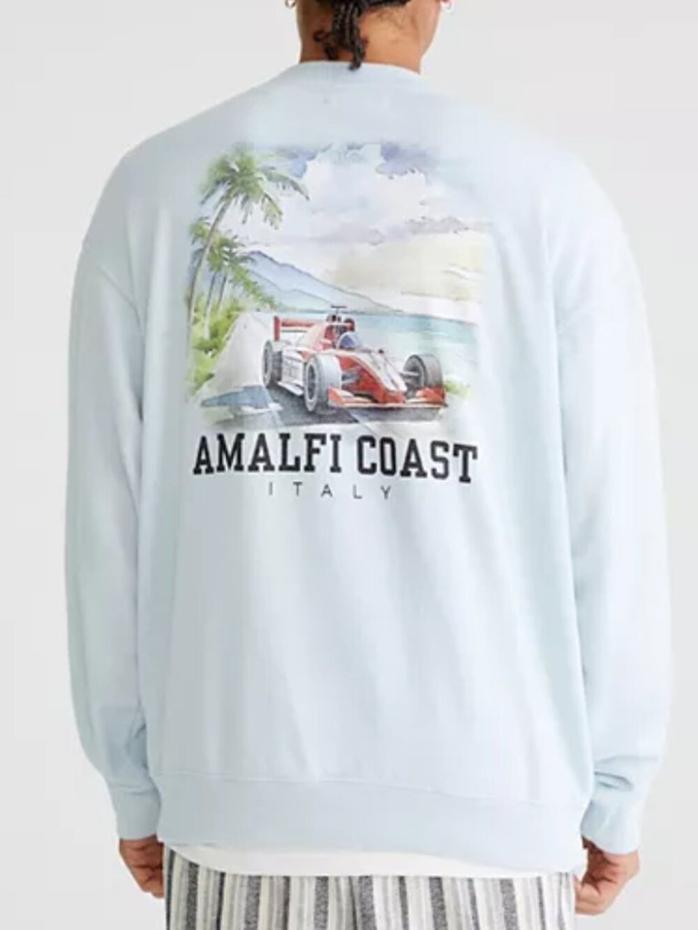 Men's Aeropostale Crewneck Graphic Sweatshirt, Size: XXL, Skyway
